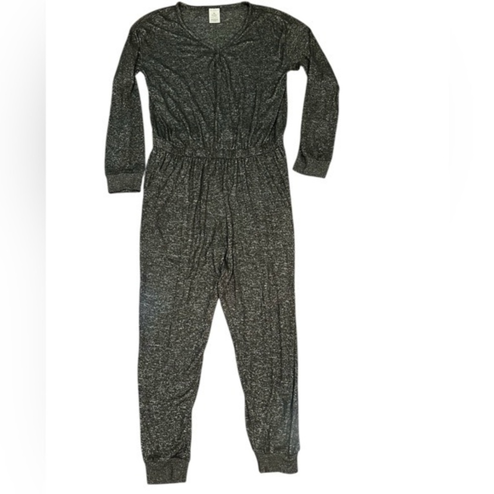 Serra Loungewear Jumpsuit - Womens Size XL - Heather Black - One Piece - Cozy